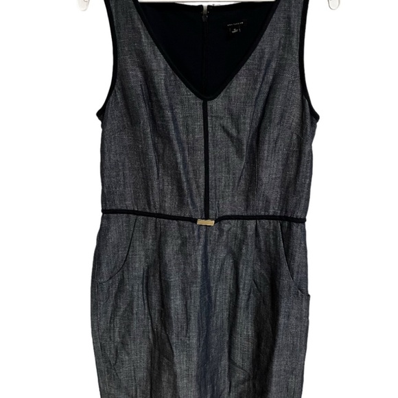 Ann Taylor: Women's Sleeveless Midi Dress with Pockets - Picture 5 of 7
